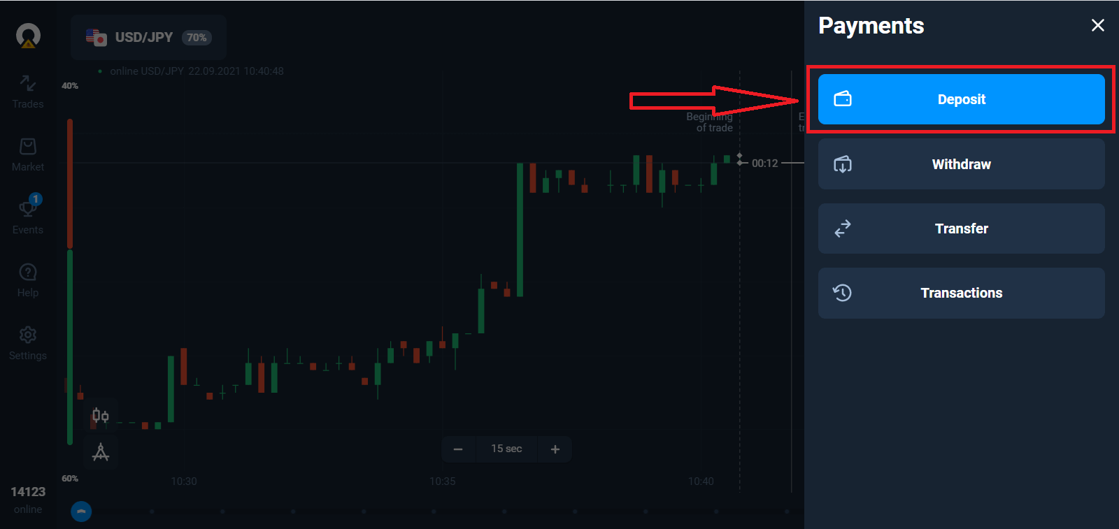 كيفية إيداع الأموال في Olymp Trade عبر Crypto (Bitcoin و ETH و USDT و Lunu Crypto Pay) كيفية إيداع الأموال في Olymp Trade عبر Crypto (Bitcoin و ETH و USDT و Lunu Crypto Pay)