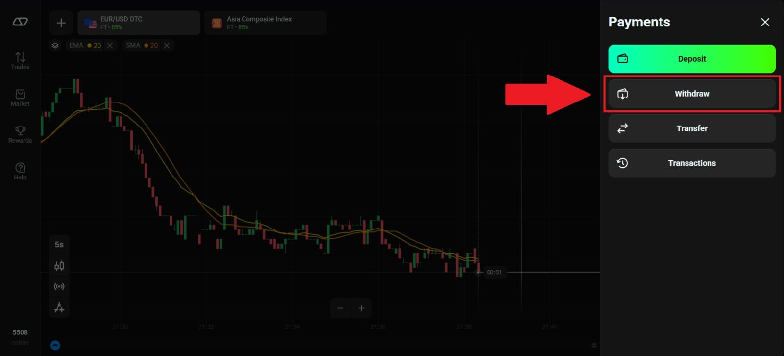 كيفية الحصول على أموالك من Olymptrade في عام 2026: خطوات ورسوم السحب