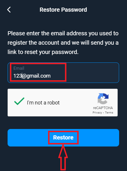 نحوه ورود و تأیید حساب در Olymptrade