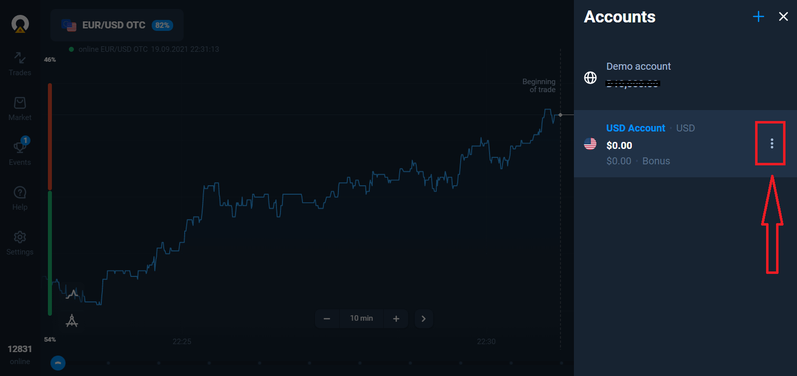 Olymptrade-də Demo Hesabını Necə Açmaq olar