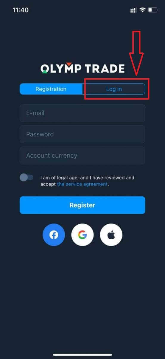 Como abrir uma conta e fazer login na Olymptrade Como abrir uma conta e fazer login na Olymptrade