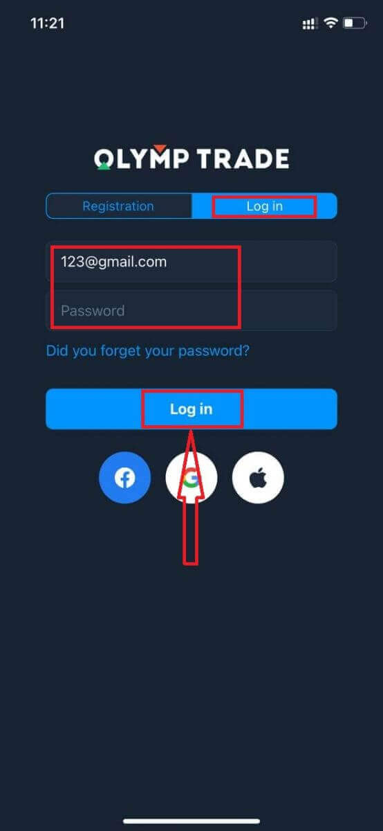 Como abrir uma conta e fazer login na Olymptrade Como abrir uma conta e fazer login na Olymptrade