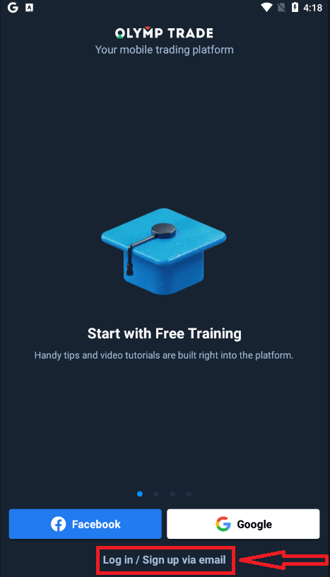 How to Sign Up and Login Account in Olymptrade How to Sign Up and Login Account in Olymptrade