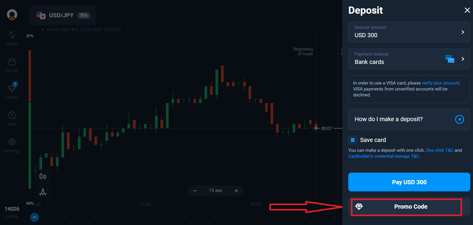 วิธีถอนและฝากเงินใน Olymptrade