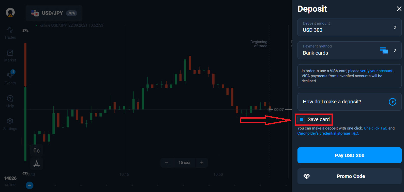วิธีถอนและฝากเงินใน Olymptrade
