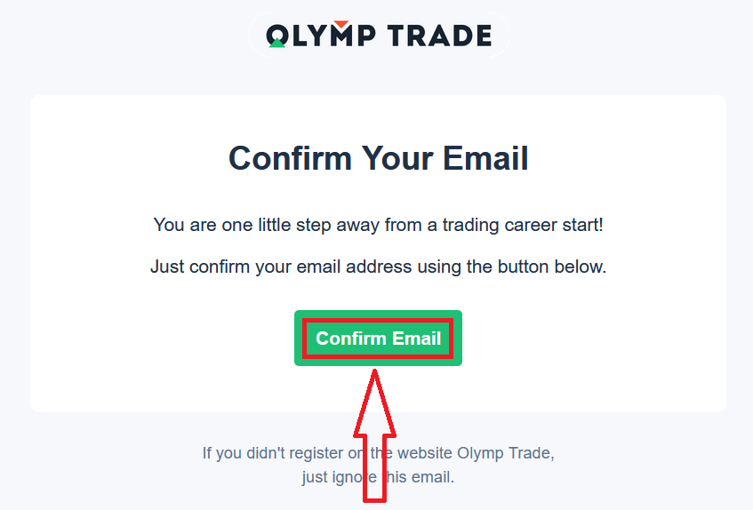 Olymp Trade에서 계정을 등록하고 로그인하는 방법